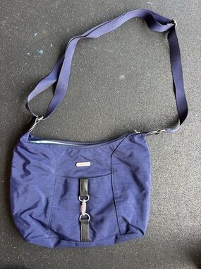 Baggallini Navy Blue Crossbody with Black Trim